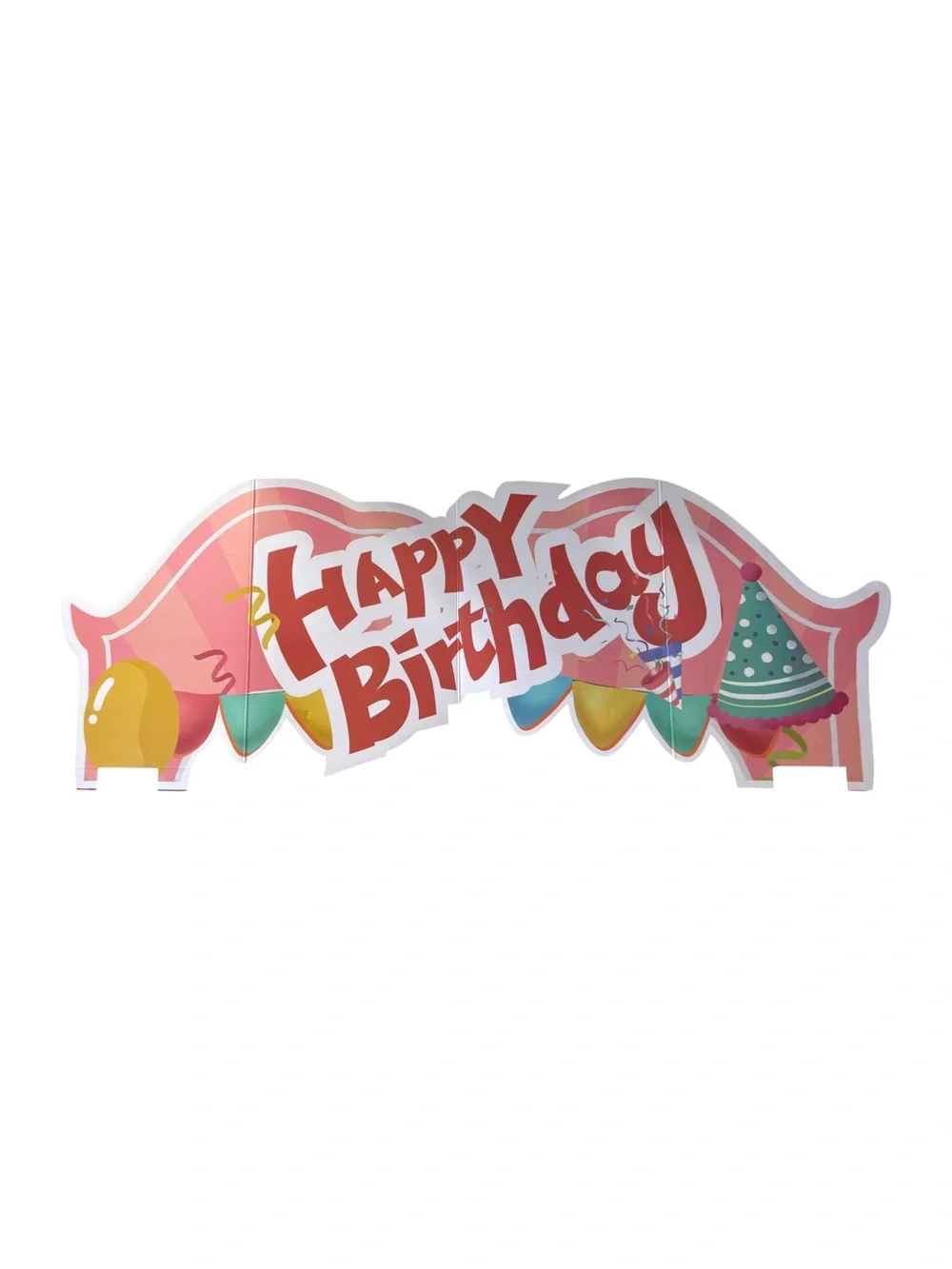 EARTHSON 6 Ft x 4 Ft Happy Birthday Photo Booth Box Frame | Life-Size Party